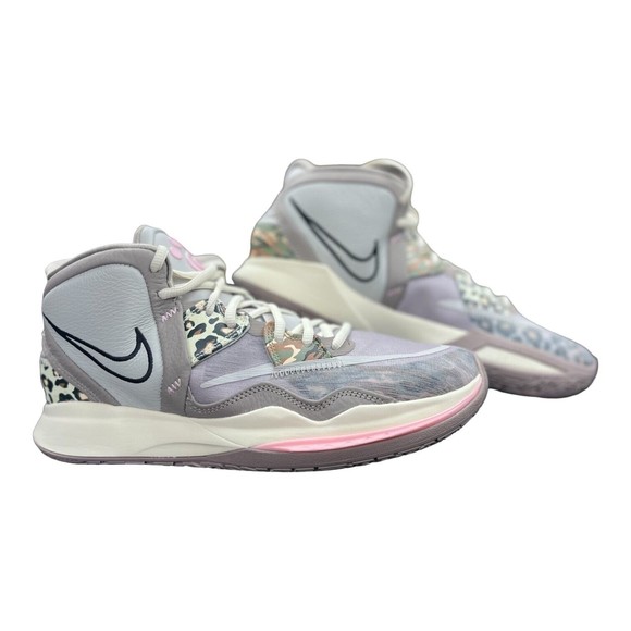 New Nike Kyrie Infinity Shoes "Leopard Camo"  Gray Iron Ore CZ0204-006. Sz 10.5 - Picture 1 of 5